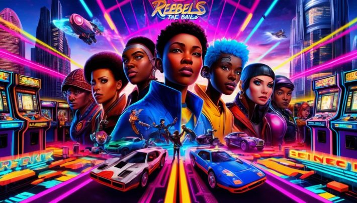 Rebels on the Rails: A Vibrant Arcade Odyssey